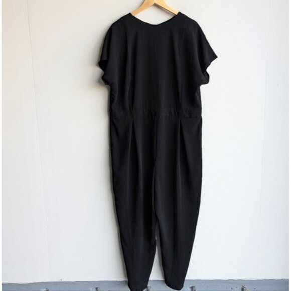 ASOS Black Short Sleeve Jumpsuit - Picture 1 of 5